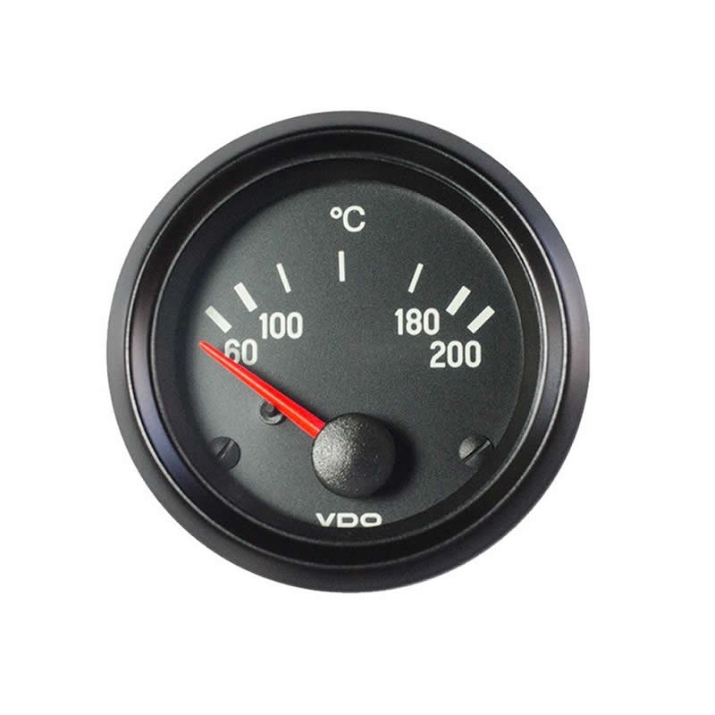 VDO Cockpit International Oil temperature 200°C 52mm 12V gauge